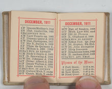 Load image into Gallery viewer, Marcus Ward's Purse Calendar. Marcus Ward &amp; Co. Ltd. [Belfast]. [1910].

