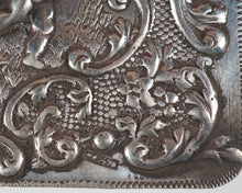 Load image into Gallery viewer, Dutch solid silver miniature book cover. 1853-1905.
