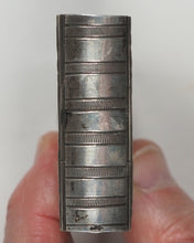 Load image into Gallery viewer, Dutch solid silver miniature book cover. 1853-1905.
