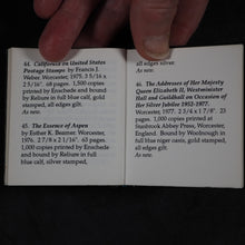 Load image into Gallery viewer, Bradbury, Robert C. Miniature books published by Achille J. St. Onge. St. Onge Collections, number 5. 1995.
