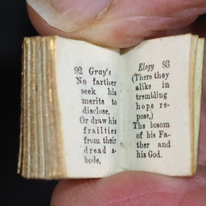 Gray, Thomas. Elegy in a Country Churchyard. Bryce, David & Son. Glasgow. 1911. 96 printed pages. Partially unopened and likely the only partially unopened example extant.