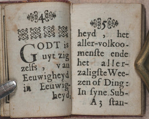 Biblia ofte Inhoud en kern der gantschen H. Schrift. Blyvenburg, Willem. Gravenhage. 1719.
