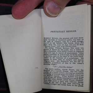 Burns, Robert. Poems. A choice selection from his works, serious and comic. Bryce & Son. Glasgow. 1889.