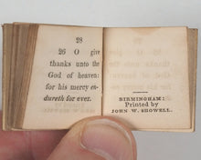 Load image into Gallery viewer, One hundred and thirty-sixth psalm. Showell, John W. Birmingham. Circa 1840.
