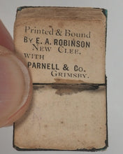 Load image into Gallery viewer, Sundry Items. Robinson, E[rnest] A. With Parnell &amp; Co. New Clee. Grimsby. 1887.

