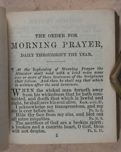 Church of England. Book of Common Prayer and Administration of the Holy Communion. Oxford University David Bryce & Son. Glasgow. Circa 1896.