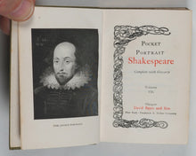 Load image into Gallery viewer, Shakespeare, William. Pocket Portrait Shakespeare. Complete with glossary. Bryce, David &amp; Sons. Glasgow. Circa 1899.
