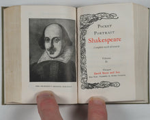 Load image into Gallery viewer, Shakespeare, William. Pocket Portrait Shakespeare. Complete with glossary. Bryce, David &amp; Sons. Glasgow. Circa 1899.
