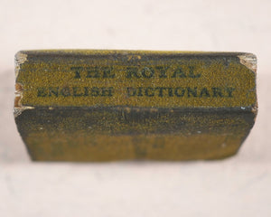 Bryce's Diamond English Dictionary. Bryce, David and Son. Glasgow. 1896.