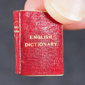 Smallest English Dictionary in the World. Comprising: besides the ordinary and newest words in the language, short explanations of a large number of scientific, philosophical, literary and technical terms. Bryce, David & Son. Glasgow. Circa 1894.