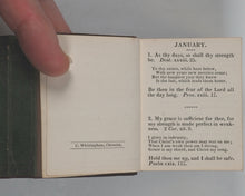 Load image into Gallery viewer, Daily Food For Christians. Being a Promise and another Spiritual Portion, for every day in the Year, together with a Verse of a Hymn. Religious Tract Society. London. Circa 1835.
