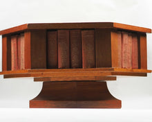 Load image into Gallery viewer, 28 Shakespeare Plays and Poems on a unique revolving bookcase. Ellen Terry edition. David Bryce and Son. Glasgow. 1904.
