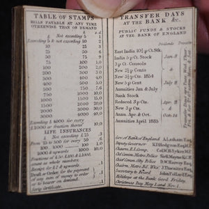 London Almanac for the Year of Christ 1863. Company of Stationers [London]. 1862.