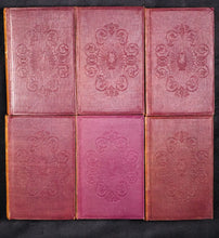 Load image into Gallery viewer, Gems from the Poets. Tyas, Robert. 50 Cheapside : H.T. Warren, 8, Finsbury, London. 1840-1. Complete 6 volume set in original bookcase.
