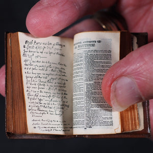 Holy Bible containing Old and New testaments Bryce, David & Son. Glasgow. 1901. Burns Bible with original mauchline Fraser tartanware box