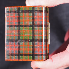 Load image into Gallery viewer, Holy Bible containing Old and New testaments Bryce, David &amp; Son. Glasgow. 1901. Burns Bible with original mauchline Clanranald tartanware box
