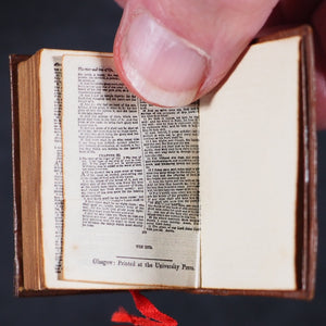 Holy Bible containing Old and New testaments Bryce, David & Son. Glasgow. 1901. Burns Bible with original mauchline Clanranald tartanware box