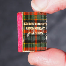 Load image into Gallery viewer, Crowther, Alice. Golden Thoughts from great authors. Bryce, David &amp; Son. Glasgow. Circa 1895. Mauchline edition in original tartan box.
