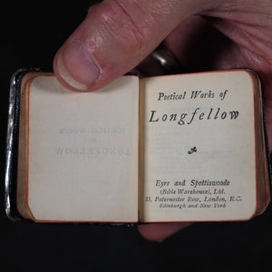 Longfellow, Henry Wadsworth. Poetry of Longfellow, Henry Wadsworth. Eyre & Spottiswoode [London]. Circa 1905.