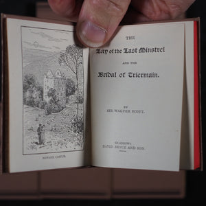 Scott, Sir Walter. Poetical Works Bryce, David & Son. Glasgow. Scott's Works in Six Volumes. Circa 1890. Printed by Robert Maclehose, 153 West Nile Street, Glasgow.