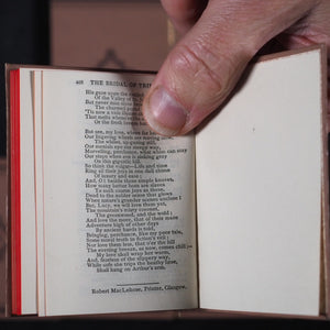 Scott, Sir Walter. Poetical Works Bryce, David & Son. Glasgow. Scott's Works in Six Volumes. Circa 1890. Printed by Robert Maclehose, 153 West Nile Street, Glasgow.