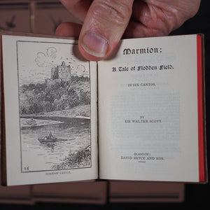 Scott, Sir Walter. Poetical Works Bryce, David & Son. Glasgow. Scott's Works in Six Volumes. Circa 1890. Printed by Robert Maclehose, 153 West Nile Street, Glasgow.