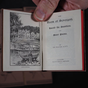 Scott, Sir Walter. Poetical Works Bryce, David & Son. Glasgow. Scott's Works in Six Volumes. Circa 1890. Printed by Robert Maclehose, 153 West Nile Street, Glasgow.