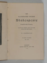 Load image into Gallery viewer, Shakespeare's House. Ulster Stationery Company. Containing Illustrated Pocket Shakespeare. Bryce, David &amp; Son. Glasgow. 1886.
