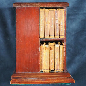 Shakespeare, William. Ellen Terry Complete Works of William Shakespeare, in 40 volumes. Bryce, David & Son. Glasgow. 1904. Complete Works. [Slimmer revolving bookcase with square stand]