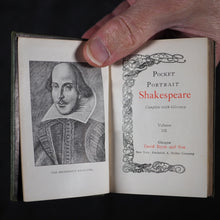 Load image into Gallery viewer, Shakespeare, William. Pocket Portrait Shakespeare. Complete with glossary. Bryce, David &amp; Sons. Glasgow. Circa 1899.
