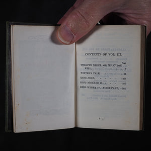 Shakespeare, William. Pocket Portrait Shakespeare. Complete with glossary. Bryce, David & Sons. Glasgow. Circa 1899.