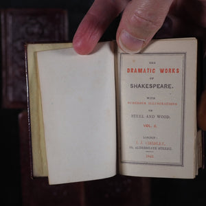 Shakespeare, William. Dramatic Works of William Shakespeare, with illustrations on steel and wood. Chidley, I.J. 123 Aldersgate Street. London. 1843.