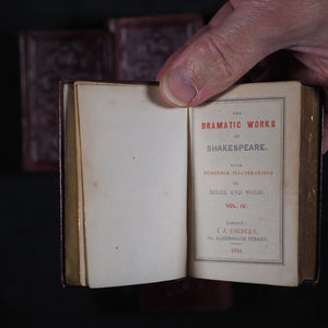 Shakespeare, William. Dramatic Works of William Shakespeare, with illustrations on steel and wood. Chidley, I.J. 123 Aldersgate Street. London. 1843.