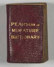 Load image into Gallery viewer, Bryce, David &amp; Son. Glasgow. Advertising. Smallest English Dictionary in the World. Pearsons promotional. Circa 1896.
