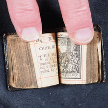 Load image into Gallery viewer, Biblia or a Practical Summary of Old &amp; New Testaments. 1728. Wilkin, R. [London]. 1727. Underlined in red and hand corrected to 1728. Black binding.
