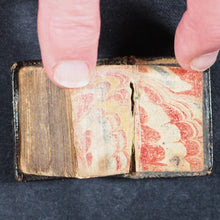 Load image into Gallery viewer, Biblia or a Practical Summary of Old &amp; New Testaments. 1728. Wilkin, R. [London]. 1727. Underlined in red and hand corrected to 1728. Black binding.
