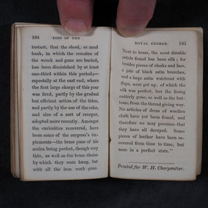 Concise account of the loss of the Royal George at Spithead, 1782 Charpentier, W. H. R. Ackerman. Portsmouth and London. 1840. Third edition.