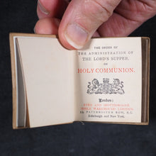 Load image into Gallery viewer, Order of the administration of the Lord&#39;s Supper or Holy Communion. Eyre &amp; Spottiswoode Bible Warehouse Ltd.33 Paternoster Row, E.C. Edinburgh and New York. [London]. Circa 1901.
