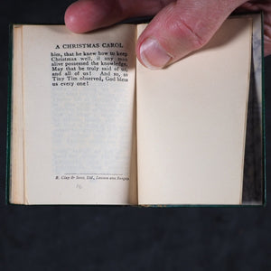 Dickens, Charles Christmas Stories. Birdsall & Sons [Northampton]. Circa 1908. Complete five volume set on original oak book display.