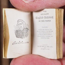 Load image into Gallery viewer, Smallest English Dictionary in the World. &gt;&gt;DE LUXE BRYCE MINIATURE DICTIONARY&lt;&lt; Publication Date: 1900 CONDITION: VERY GOOD
