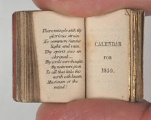 Load image into Gallery viewer, English Bijou Almanac for 1839. Poetically illustrated by L.E.L. [i.e. Letitia Elizabeth Landon]. Schloss, A. [London]. 1838 (Copy)

