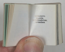 Load image into Gallery viewer, Janka, Gyula. A nemzetközi minikönyvgyűjtés helyzete és lehetőségei. [International Miniature Book Collection].Szepiroldami Konyvkiado. Budapest. 1973.
