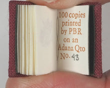 Load image into Gallery viewer, Ritscher, Paul]. PB's Bug Book. PBR. [Monterey Bay]. 1998. Numbered, 43 out of 100 copies.
