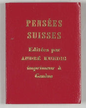 Load image into Gallery viewer, Pensées Suisses. Kundig, Andrée. Genève. 1966.

