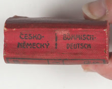 Load image into Gallery viewer, Autrata, František Václav. Kolibří Slovníček česko-německý- Liliput Wörterbuch böhmisch-deutsch. Printed by Th. Vents, p. s ro. Prague. 1913.
