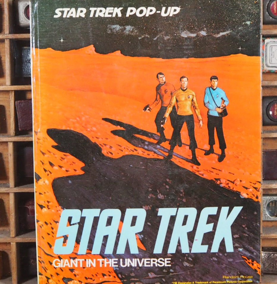 Star Trek: Giant in the Universe (Star Trek Pop-Up) Author Unstated  3 ratings by Goodreads ISBN 10: 0394835565 / ISBN 13: 9780394835563 Published by Random House, New York, 1980