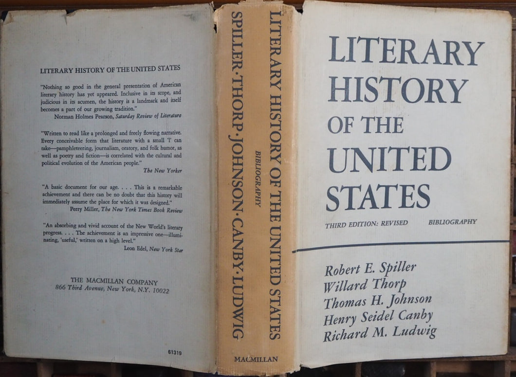 Literary History of the United States, Third Edition: Reivsed Piller, Robert. E.; et al. Published by Macmillan, 1969