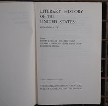 Load image into Gallery viewer, Literary History of the United States, Third Edition: Reivsed Piller, Robert. E.; et al. Published by Macmillan, 1969
