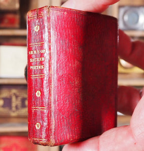 Gems of Sacred Poetry. >>CHISWICK PRESS MINIATURE DEVOTIONAL<< Publication Date: 1840 CONDITION: VERY GOOD