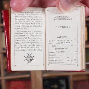 Pearl pocket Book and Fashionable Remembrancer for 1864 [with] Miniature Ball-Room Guide. >>RARE MINIATURE ALMANAC "FOR THE LADIES"<< Publication Date: 1863 CONDITION: NEAR FINE